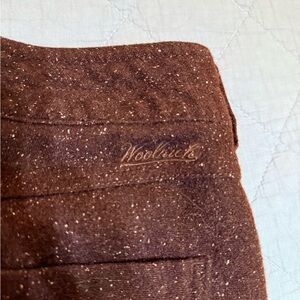 Woolrich Chocolate Mini Skirt